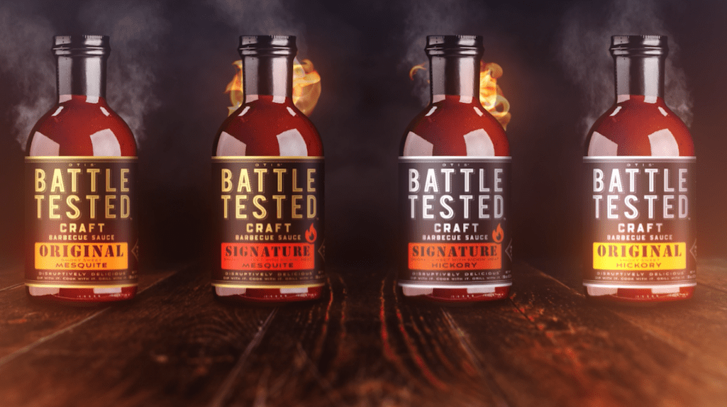 4 bottles of Battle Tested Craft Barbecue Sauce